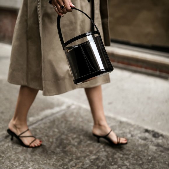STAUD Bissett Translucent Crossbody Bucket Bag - Picture 7 of 16